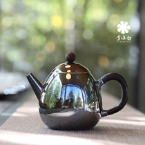 Li Xiabai silver pot sterling silver 9999 tea tea silver pot sterling silver tea tea silver pot boiling water silver pot