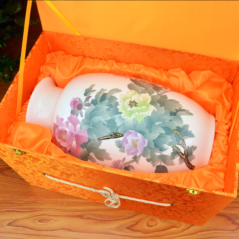 New classical checking crafts sitting room under the liling glaze wucai amusement idea gourd bottle liling porcelain