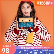 mrace new Korean version of the year of the rat shoulder messenger small square bag female student leisure travel backpack ins fashion personality