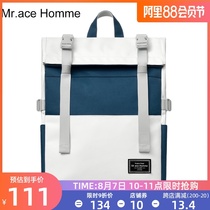 mrace travel backpack male fashion ins wind school bag large capacity 15 6 inch computer bag high school student backpack female