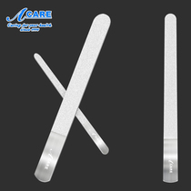 Nail file round head matte strip double-sided stainless steel trim nail polish strip nail repair tool set