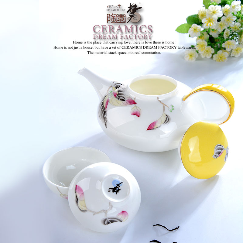 Kongfu tea sets tea tray was home sitting room high - grade ipads China Chinese style wedding gifts make tea modern ceramic cup