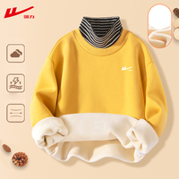 多款任选！回力儿童加绒保暖卫衣合集