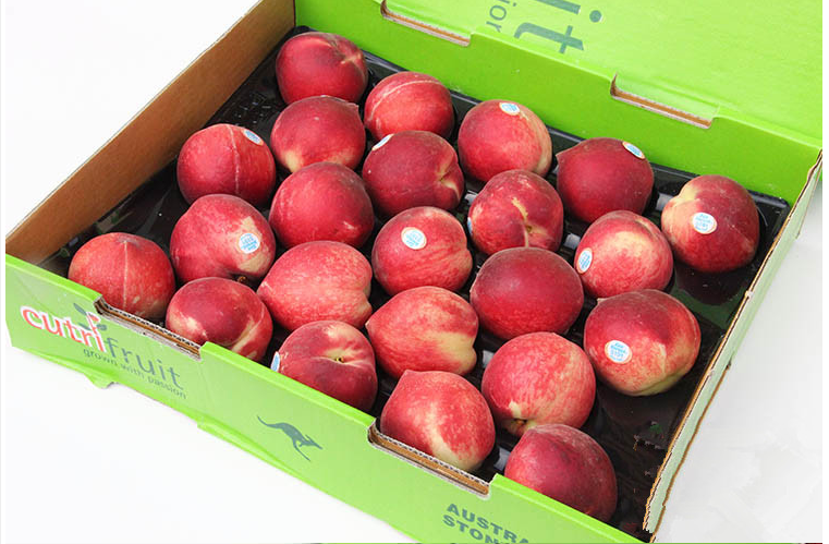 新鲜水果进口水果澳洲进口水蜜桃 毛桃 桃子 澳桃 18-23颗 7斤/箱_不