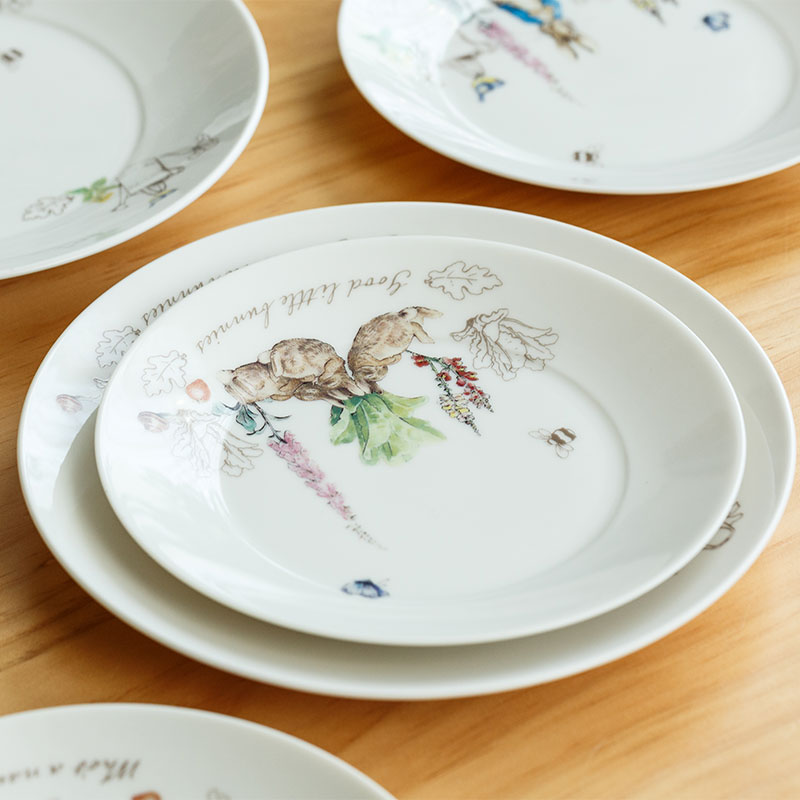 Than the the original authorization to import European rabbit does wind ceramic dish dish plate household food plate