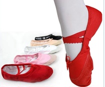 Dance shoes for adults and children soft-soled exercise shoes canvas yoga shoes girls cat claw shoes ballet shoes