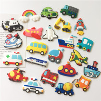 15 yuan cartoon large soft magnet anti-collision cute traffic plane early education childrens refrigerator stickers magnetic stickers