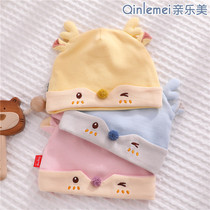 0 March newborn baby halogen door hat spring pure cotton boneless spring autumn money first birth baby Summer thin tire cap