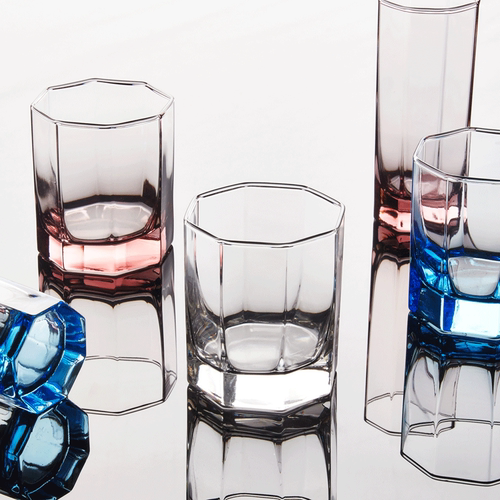 弓箭乐美雅玻璃水杯家用玻璃杯茶杯创意喝水杯子牛奶杯果汁杯_7折现价