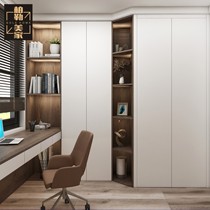 The whole cabinet kitchen Simple modern EGGER board Knosbond wardrobe cloakroom one door to the top of the whole house customization