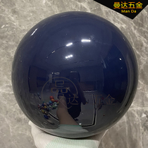 Deep blue ball Christmas ball matte ball stainless steel ball hanging ball large window stage bright ball decoration ball pool