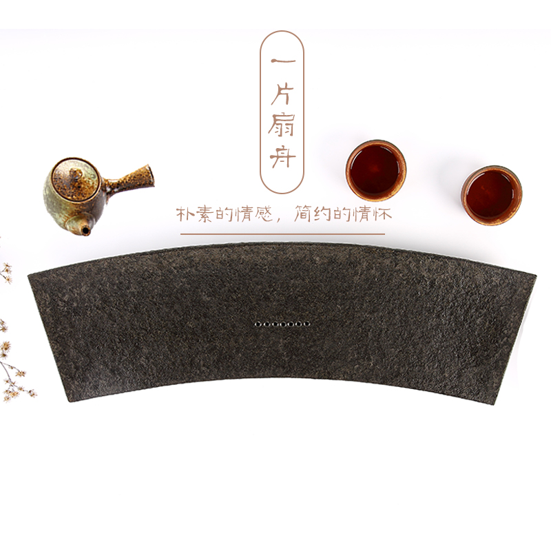 TaoMingTang natural stone tea tray was sharply home sitting room whole stone tea big drainage contracted tea tray
