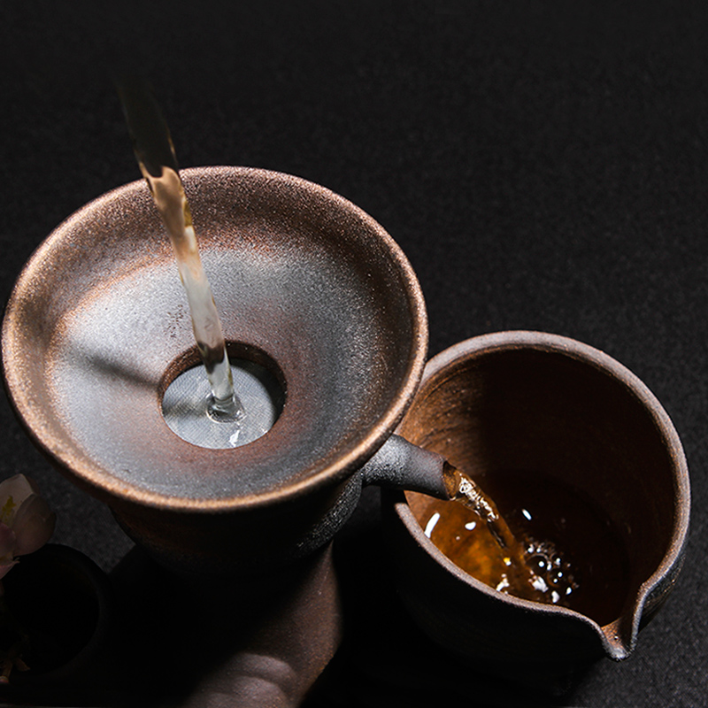 TaoMingTang tea accessories ceramics creative) make tea tea tea net coarse pottery tea strainer restoring ancient ways