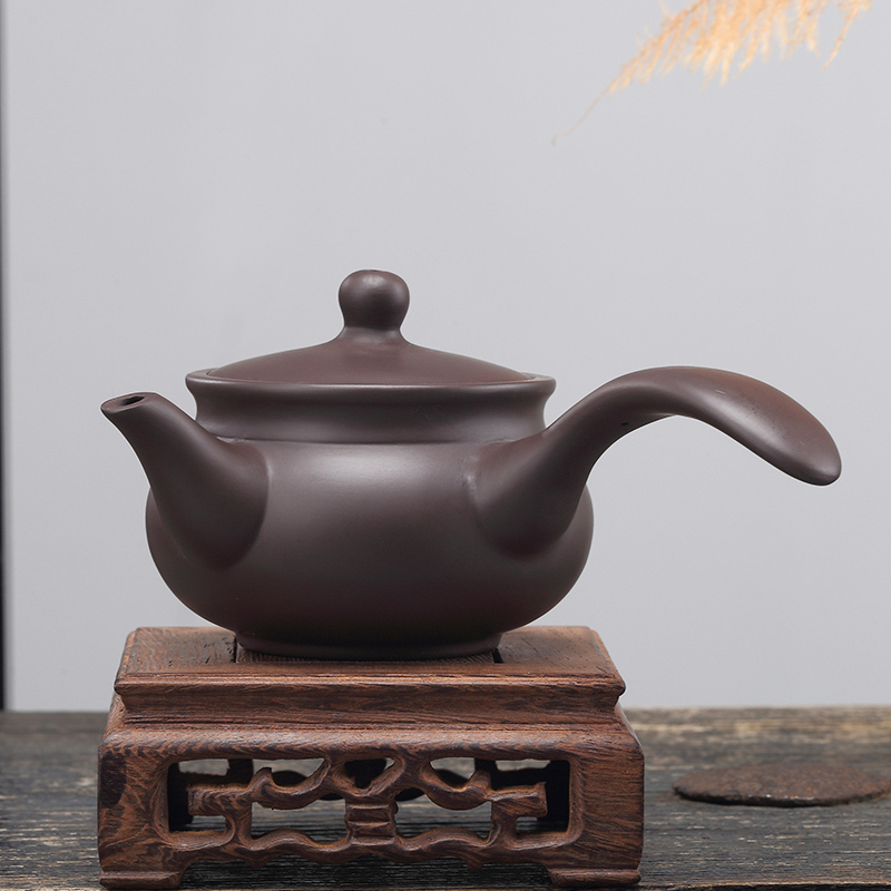 TaoMingTang yixing purple sand kung fu tea set of household ceramic tea teapot manual of a complete set of tea cups