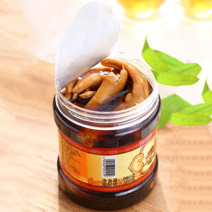 灿丰泡鸭爪灌装880g送豆干
