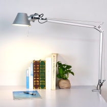 Industrial Long Arm Swivel Folding Metal Desk Headboard Reading Learning Work New Pint Clips Grass Cap Table Lamp