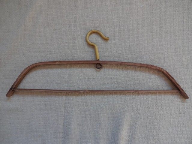 老式晾衣架 80年代生活日用品 衣服挂 竹子衣挂 老衣服架 老物件 鞍山