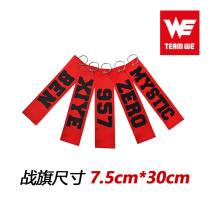 WE team 2019 S7 season team autumn support special battle flag E-sports support flag Genuine peripheral