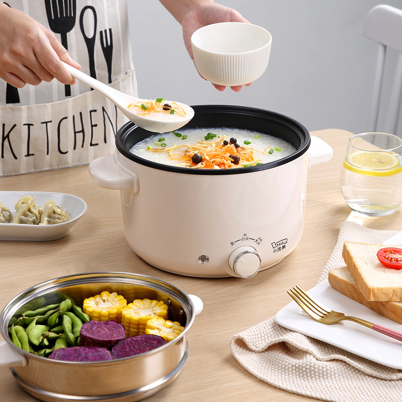 small raccoon electric cooking pot dormitory students home multi-functional cooking and cooking integrated hot pot 2-3 people 1 electric cooking pot