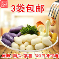 3 sacks of Han style cheese rice cake sandwich Korean force Hotpot food ingredients Spicy Fried Rice Cake 500g