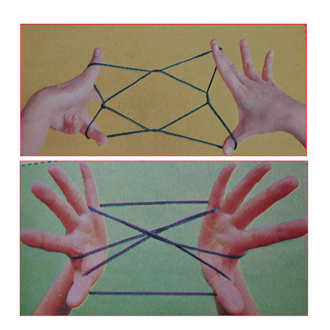 挑花绳编花绳翻花绳子儿童复古80后怀旧经典童年六一礼物包邮翻绳_双