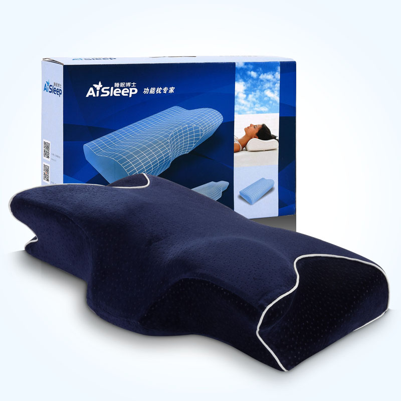 AiSleep睡眠博士颈椎保健护颈枕头 颈椎枕头 护颈记忆棉枕头产品展示图3