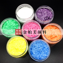 PET high temperature resistant solvent gold spring onion powder sparkling bright powder drip adhesive sequin art paint bright powder DIY decoration
