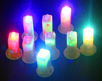 Mid-Autumn Festival paper lantern lamp beads LED electronic Wick diy childrens handmade lantern bright colorful flash lamp shell