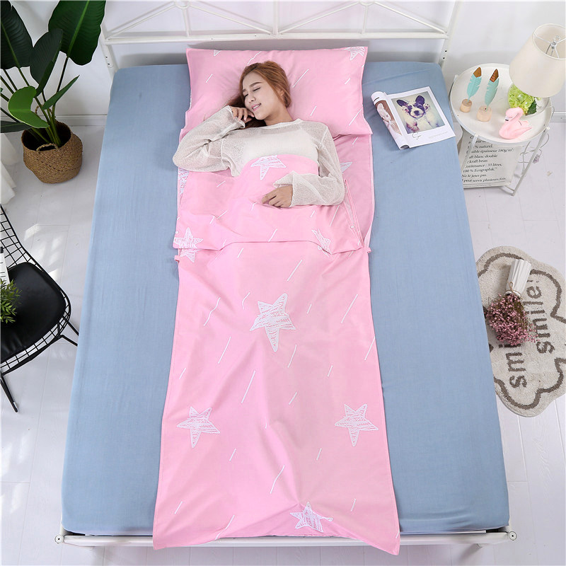 Buy Adult health hotel cotton sleeping bag travel ultralight indoor