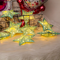 LED small colored lights flashing lights string lights starry lights star room bedroom waterfall lights for birthday party scene decoration