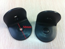 Nylon corner code public toilet black toilet partition accessories plastic fixed connector right angle