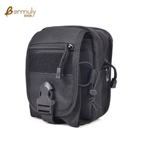 Men and women military fans shoulder bag vertical crossbody bag Outdoor sports leisure bag Camouflage bag Tactical mens bag