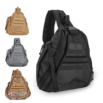 Tactical chest bag Camera bag Camouflage shoulder bag Men and women military fans Outdoor travel travel sports messenger bag