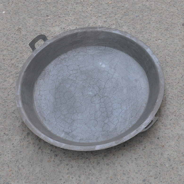 老式铸铁商用平底锅大煎锅生铁平锅米饼锅煎鱼饺子煎饼锅5060