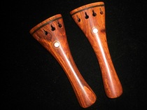 Violin tailpiece red rosewood tailpiece 4 4 ​​violin accessories red sandalwood inlaid fisheye tailboard