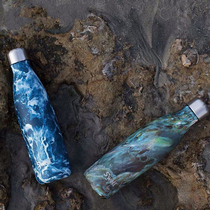 Swell thermos cup marbled water cup female student male Cup couple creative trend element birthday gift