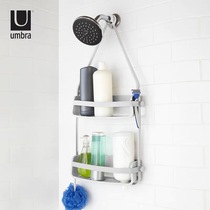 UMBRA bathroom storage rack toilet rack suction wall type suction wall hanging basket 2-story toilet free of punching
