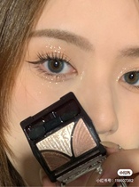 Strawberry ice~CANMAKE Ida Japanese bow three-color eye shadow gradient pearlescent glitter powder 11 12