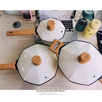 Carter Mark Maifanshi wok non-stick pan household saute pot Net red octagonal cooker induction cooker gas stove