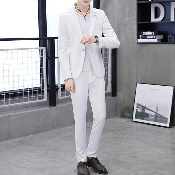 New British style casual suit set for autumn and winter, youth thickened suit set for men's suit two-piece suit
New British style casual suit set for autumn and winter, youth thickened suit set for men's suit two-piece suit
