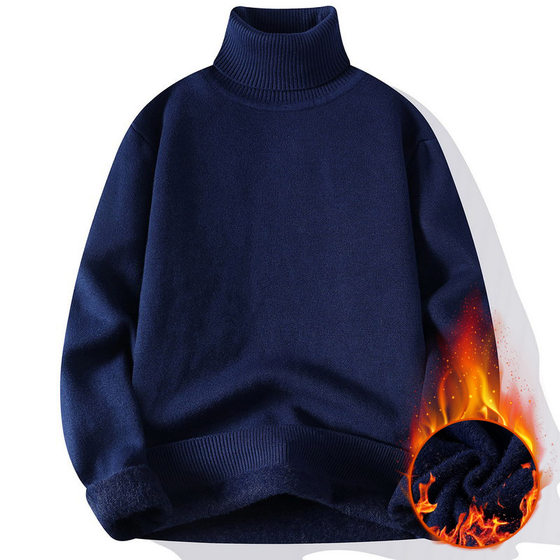 New autumn and winter integrated fluff sweater for men Korean slim turtleneck sweater factory store high-quality sweater for men
New autumn and winter integrated fluff sweater for men Korean slim turtleneck sweater factory store high-quality sweater for men