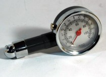 Metal barometer tire pressure