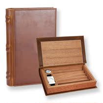 Cigar moisturizer 5 portable cigar box cigar set to send scissors hygrometer book moisturizer box