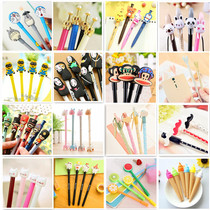 Stationery Cute Cartoon Creativity Middle Sex Pen Water-based Pen Black Signature Pen Student Gift Custom Logo