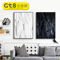 Nordic style single decorative painting art abstract living room hanging painting living room dining room murals model room background wall