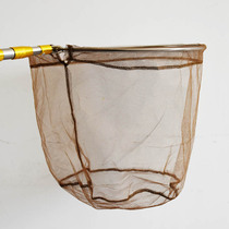 Stainless steel folding steel ring nano dense eye copy net head diameter 50 40CM fish fishing net bag fishing gear supplies