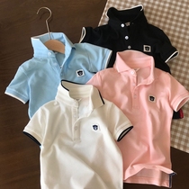 Not to mention the quality of this house you know boys' mesh cotton short sleeve T-shirt 110-160 children's polo shirt