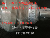 WZP-230 PT100 K E thermocouple 27*2 thread button Shanghai Hongtian instrument factory length can be customized