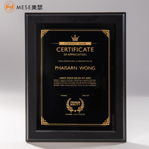 Piano Black Medallist Crystal Dealership brand name Authorised Card Honours Plaque to do Authorized Certificate Production Letter of Production