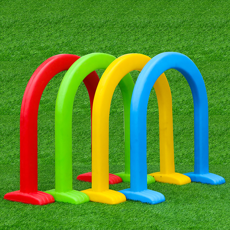 幼儿园跨栏儿童钻山洞拱形门塑料钻洞幼儿园钻圈体育活动器材玩具